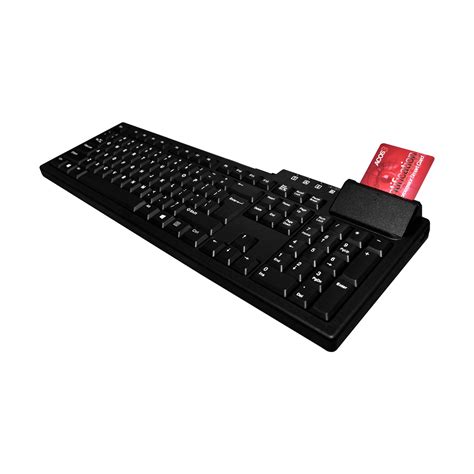 wireless keyboard with card reader